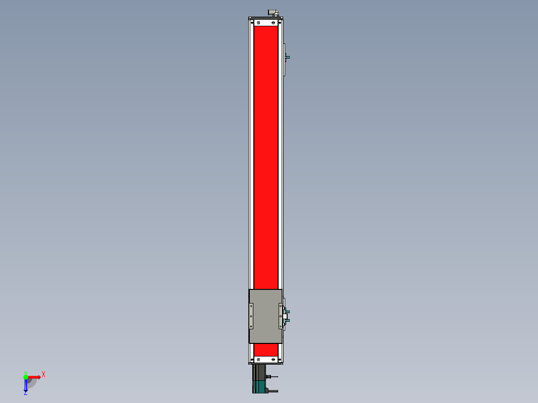 直线运动，行程为800 mm，中央电机XNTD10-800-BС