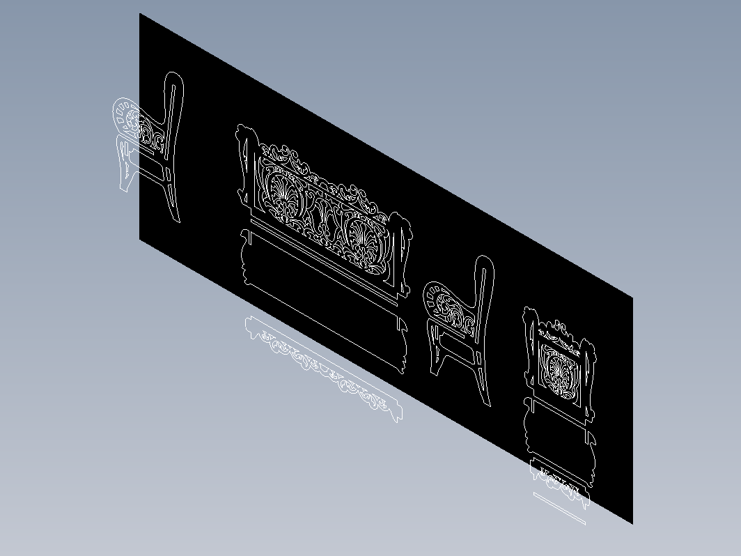 摇椅和长凳（两者）