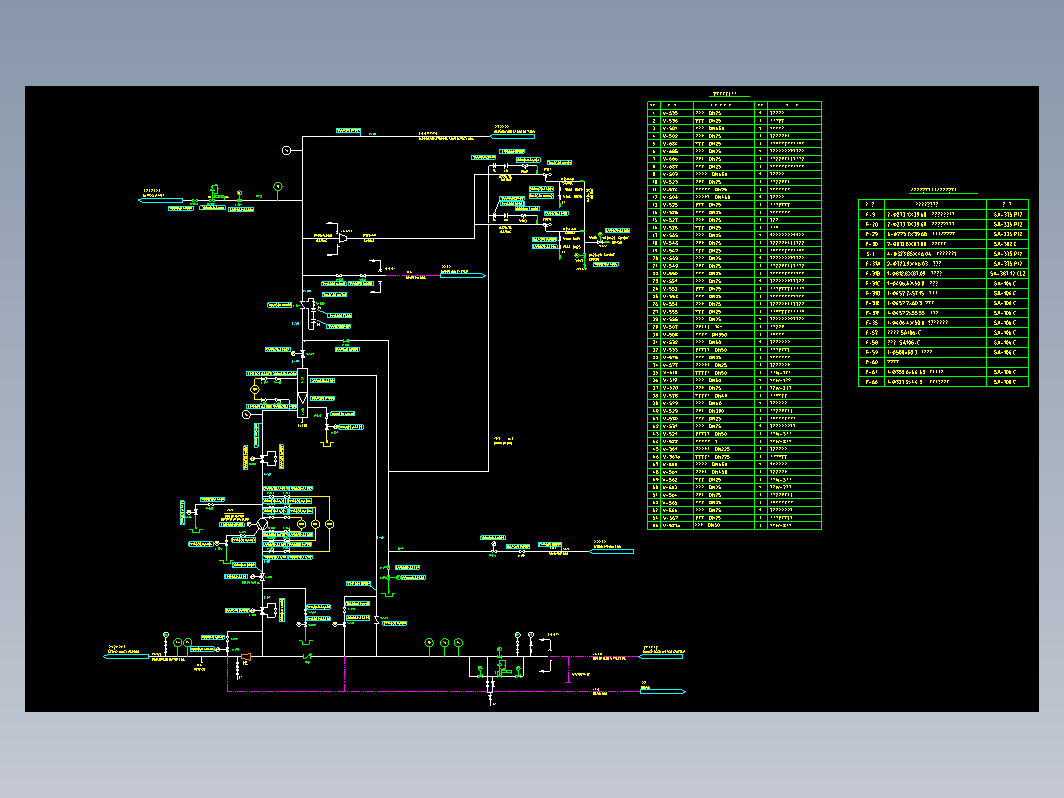 锅炉系统-启动系统图