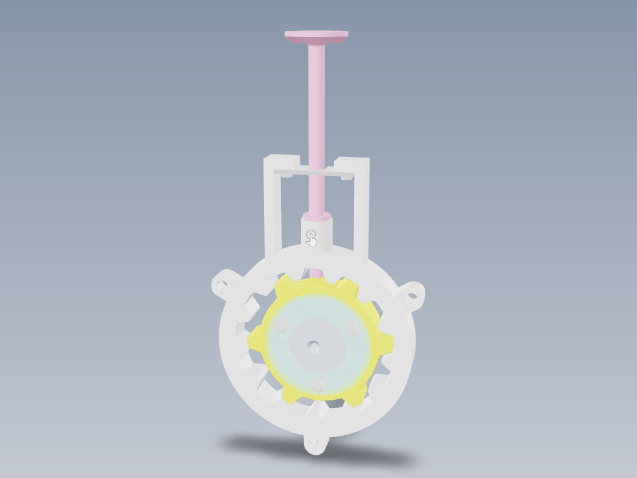 F0716-气门齿轮运动机构设计模型