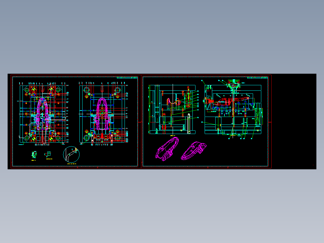 模具设计-前模行位6