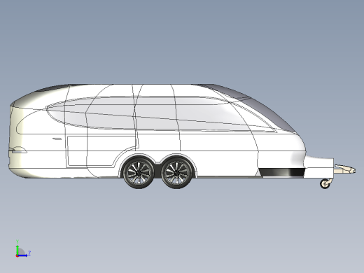 Caravan for Model X房车拖车缩略图