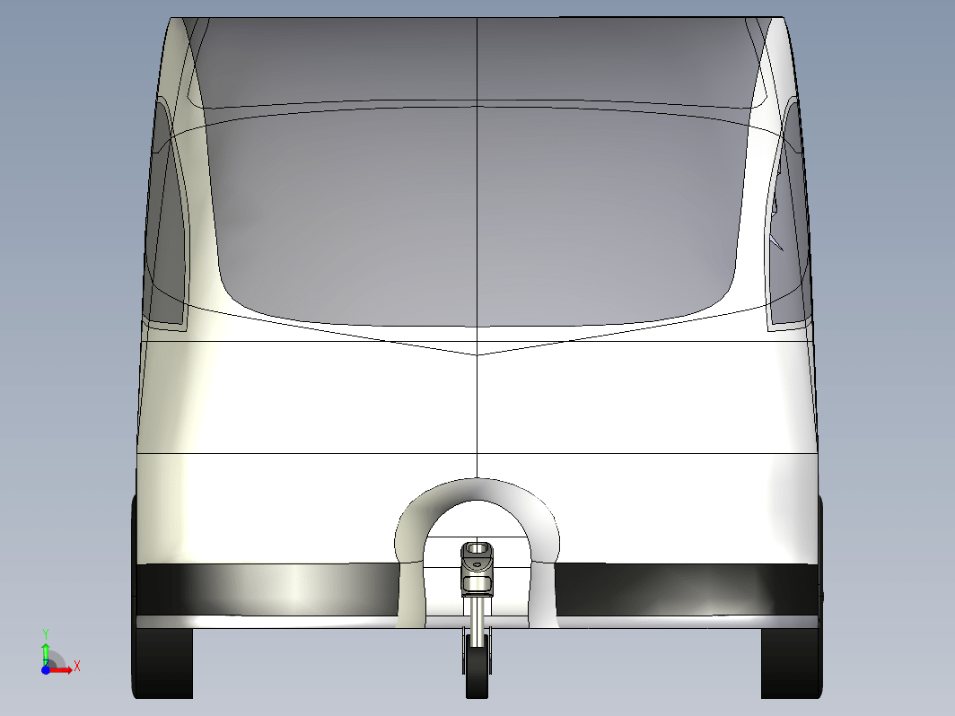 Caravan for Model X房车拖车