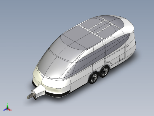 Caravan for Model X房车拖车缩略图