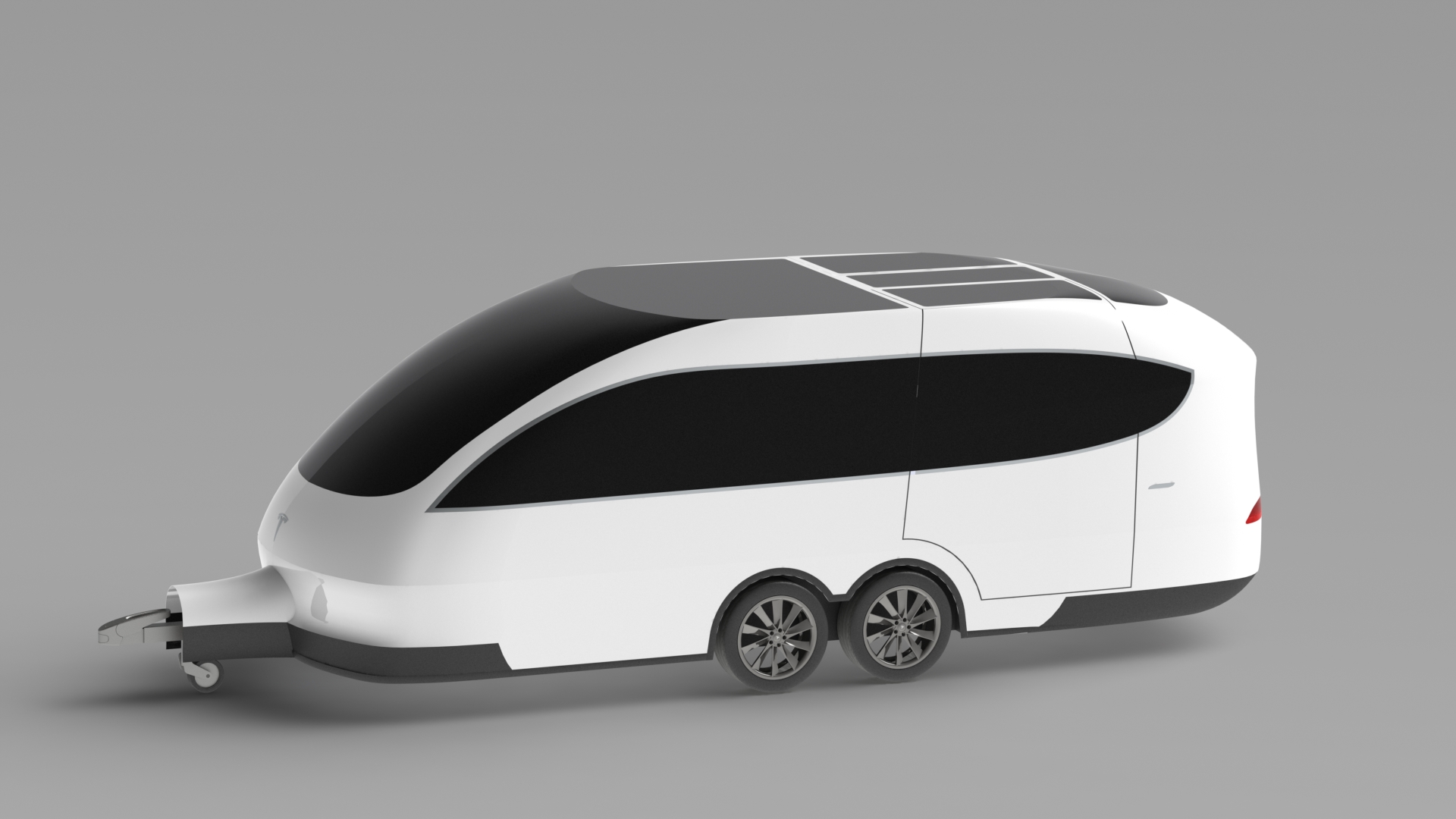 Caravan for Model X房车拖车