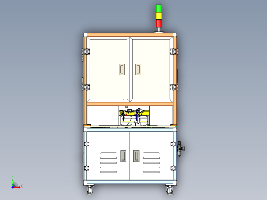 SMT治具装夹机 3D模型（SolidWorks2015设计，提供step(stp)_Sldprt_Sldasm文件）缩略图