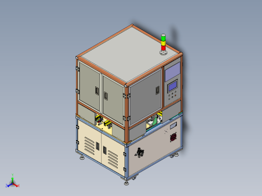 SMT治具装夹机 3D模型（SolidWorks2015设计，提供step(stp)_Sldprt_Sldasm文件）缩略图