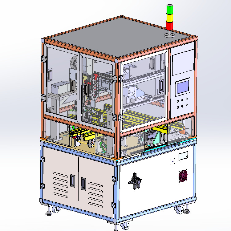 SMT治具装夹机 3D模型（SolidWorks2015设计，提供step(stp)_Sldprt_Sldasm文件）