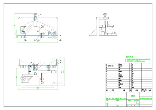 转向臂镗孔夹具三维SW2012带参+CAD+说明书缩略图