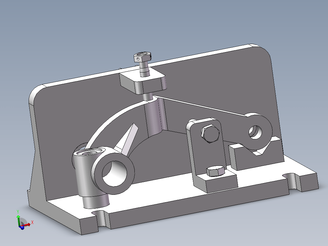 转向臂镗孔夹具三维SW2012带参+CAD+说明书