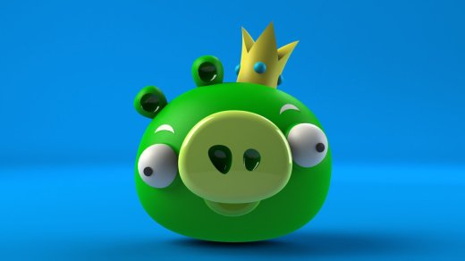 可爱在猪头(愤怒的小鸟版) angry-birds-pig-number-04缩略图
