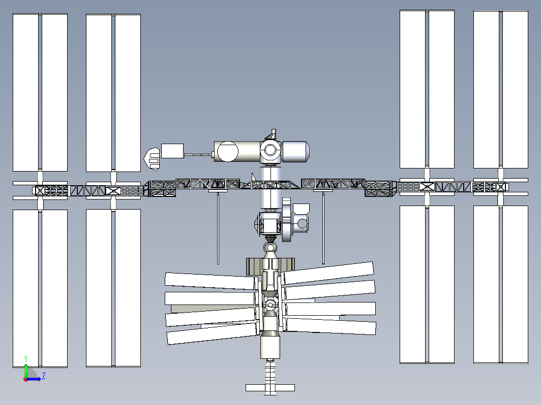 ISS近地轨道空间站