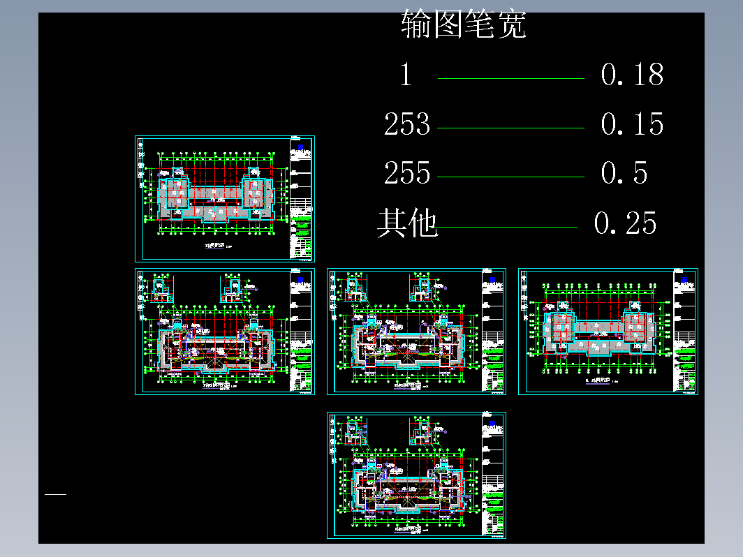 屋顶平面图