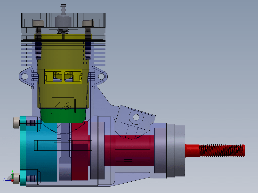 OS-46ax发动机简易