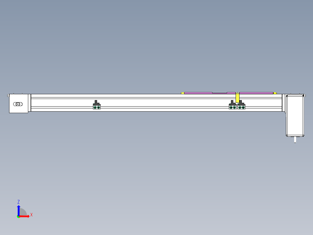 XJ60BT4-L500 单轴同步皮带滑台 大行程线性模组XJ60BT4-L500-R3-P400W