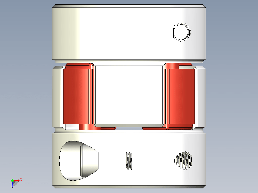 步进耦合器 D25 L30 8 至 8