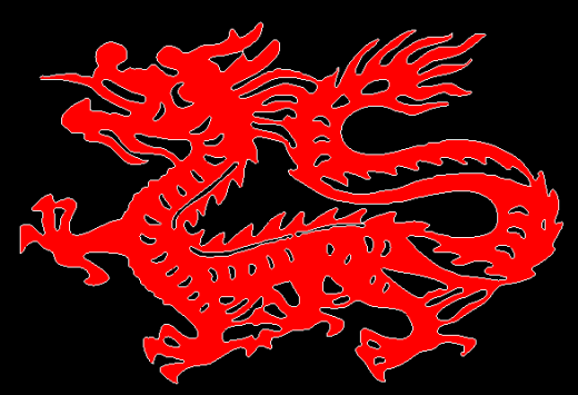 十二生肖龙激光切割平面切割图纸效果图缩略图
