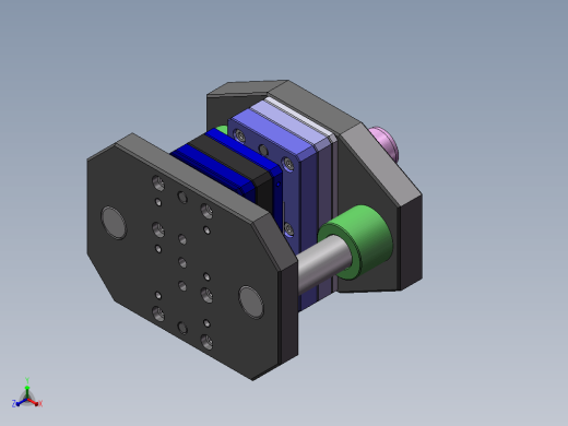 Punching Die冲模3D数模图纸 Solidworks设计附STEP IGS缩略图