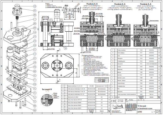 Punching Die冲模3D数模图纸 Solidworks设计附STEP IGS缩略图