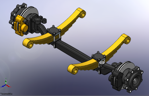 前桥卡车总成 Front Axle Truck缩略图