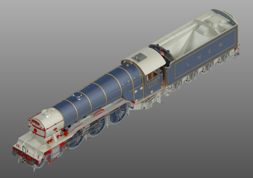 机车火车模型3D图纸 AUTOCAD设计 dwg格式缩略图