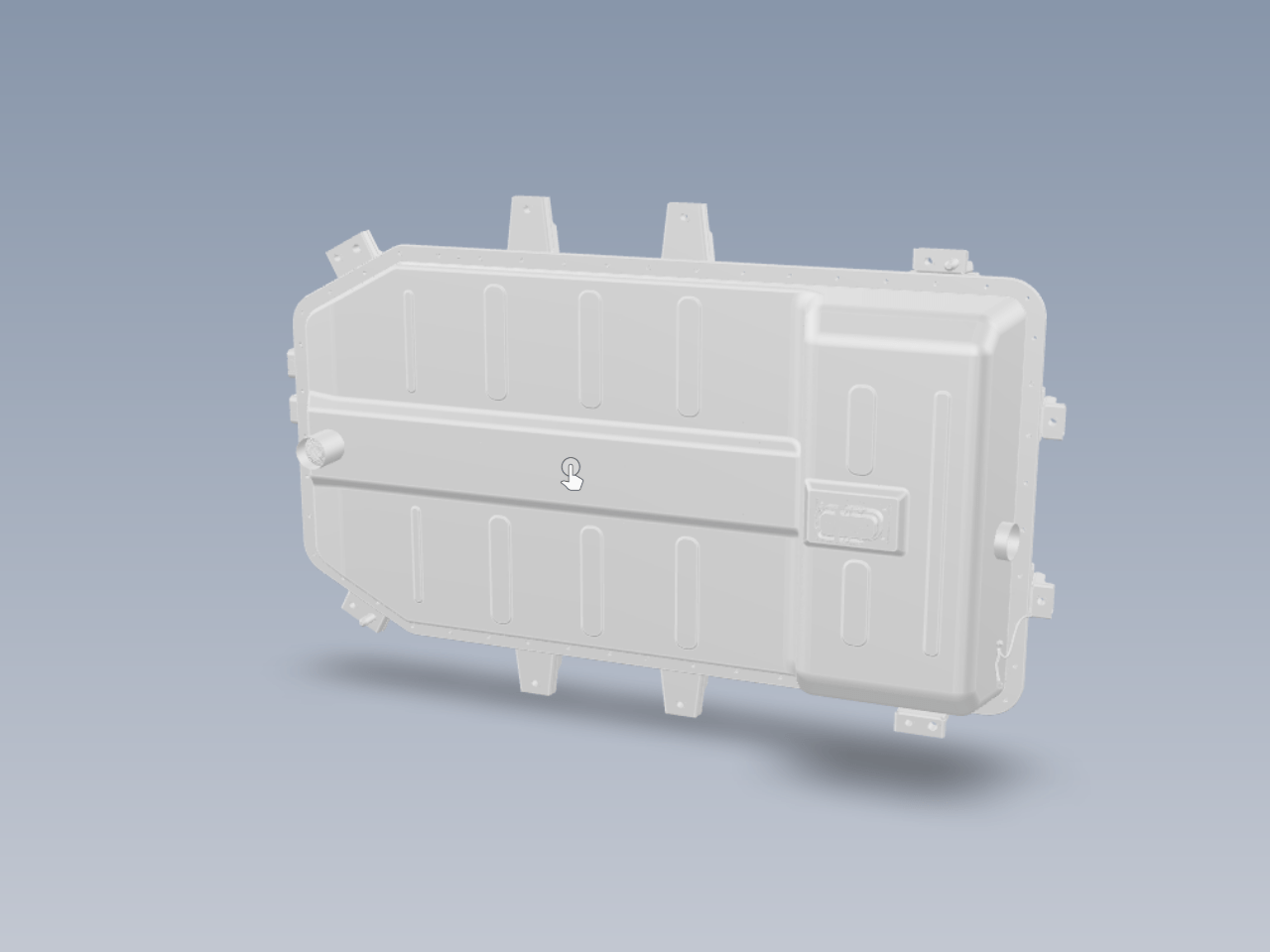 新能源电池的3D模型