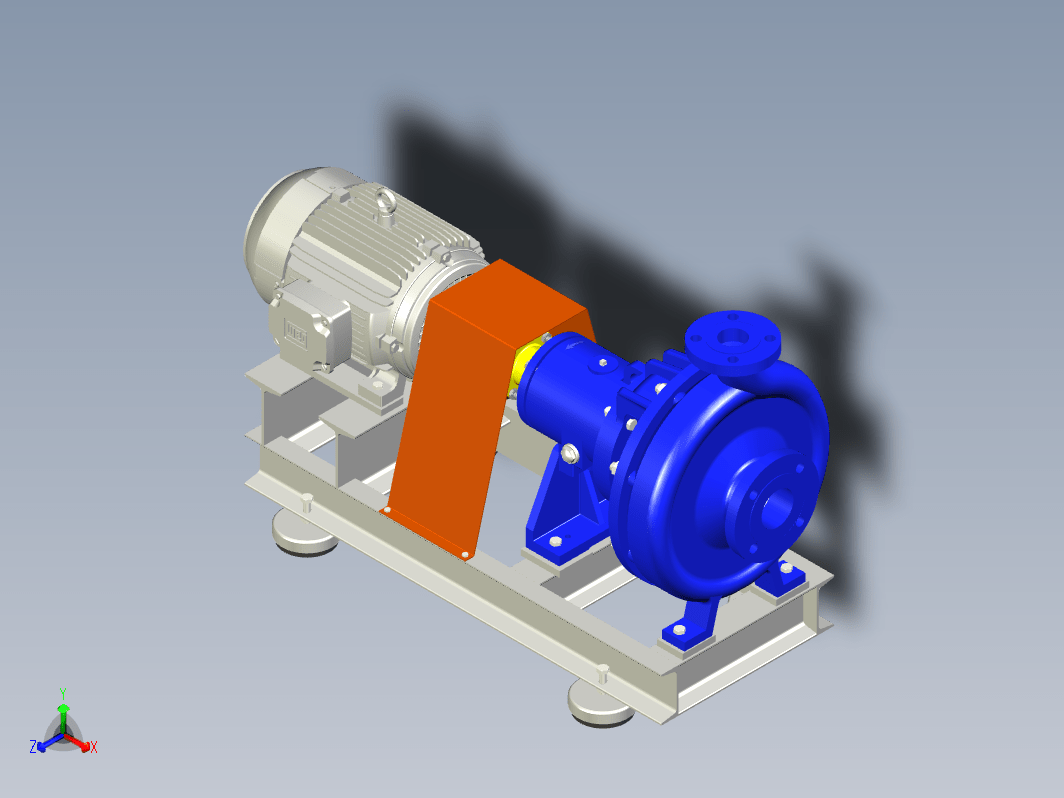 泵 centrifugal-pump-assembly-1 STP