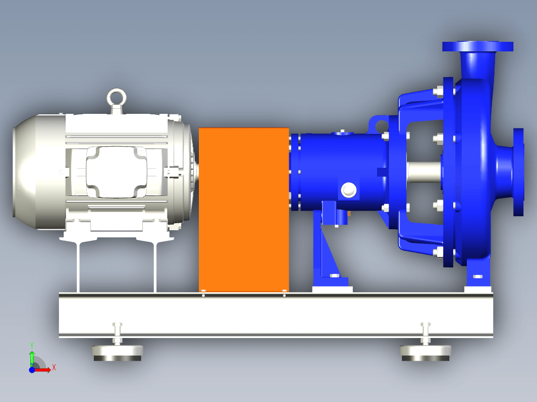 泵 centrifugal-pump-assembly-1 STP