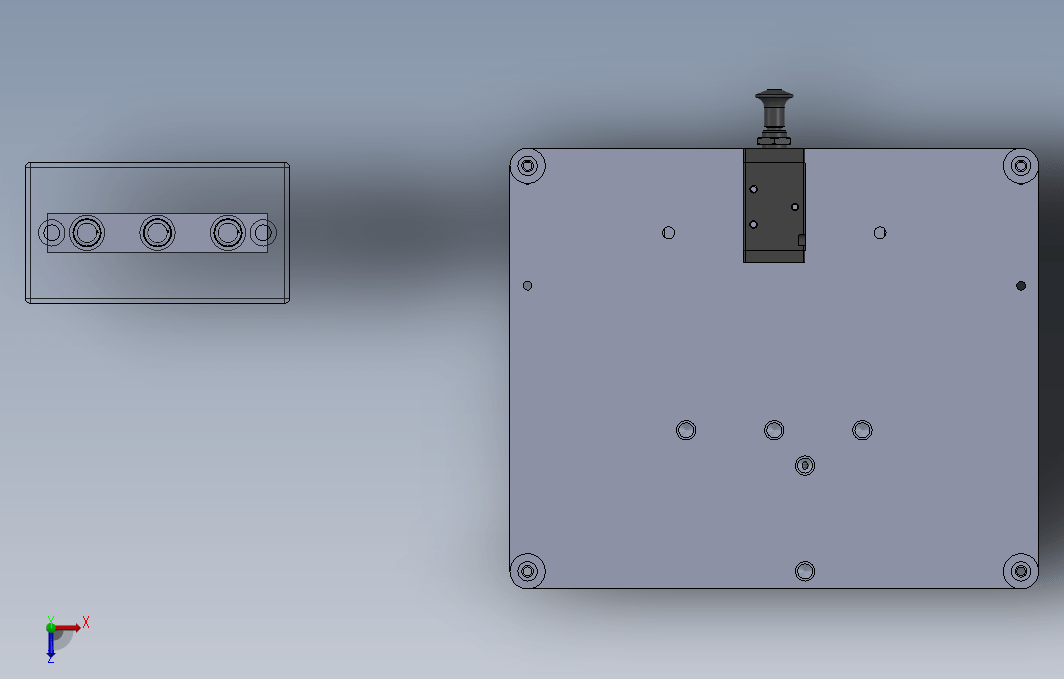 吸烟机开关支架铆接夹具