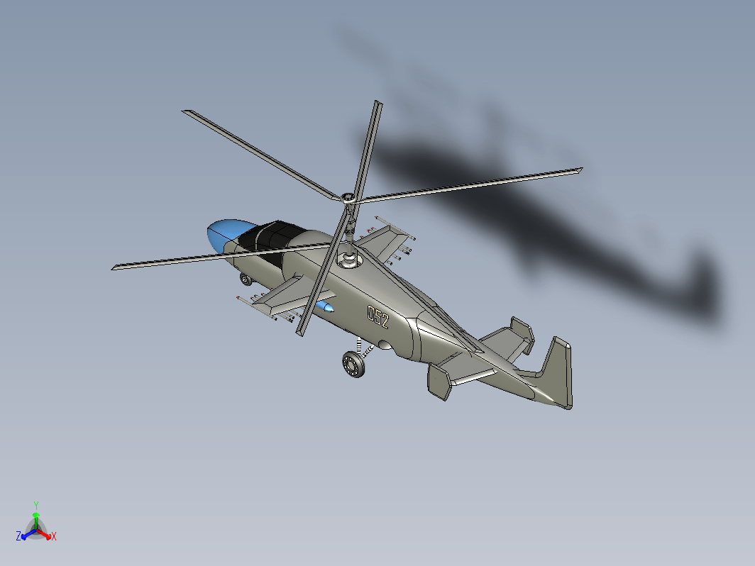 俄罗斯武装直升机 Kamov Ka-50 Ka-52