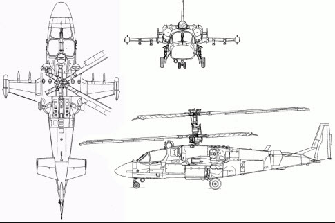 俄罗斯武装直升机 Kamov Ka-50 Ka-52