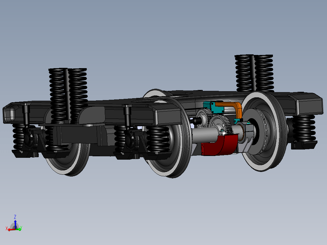 TCDD E68000电力机车转向架