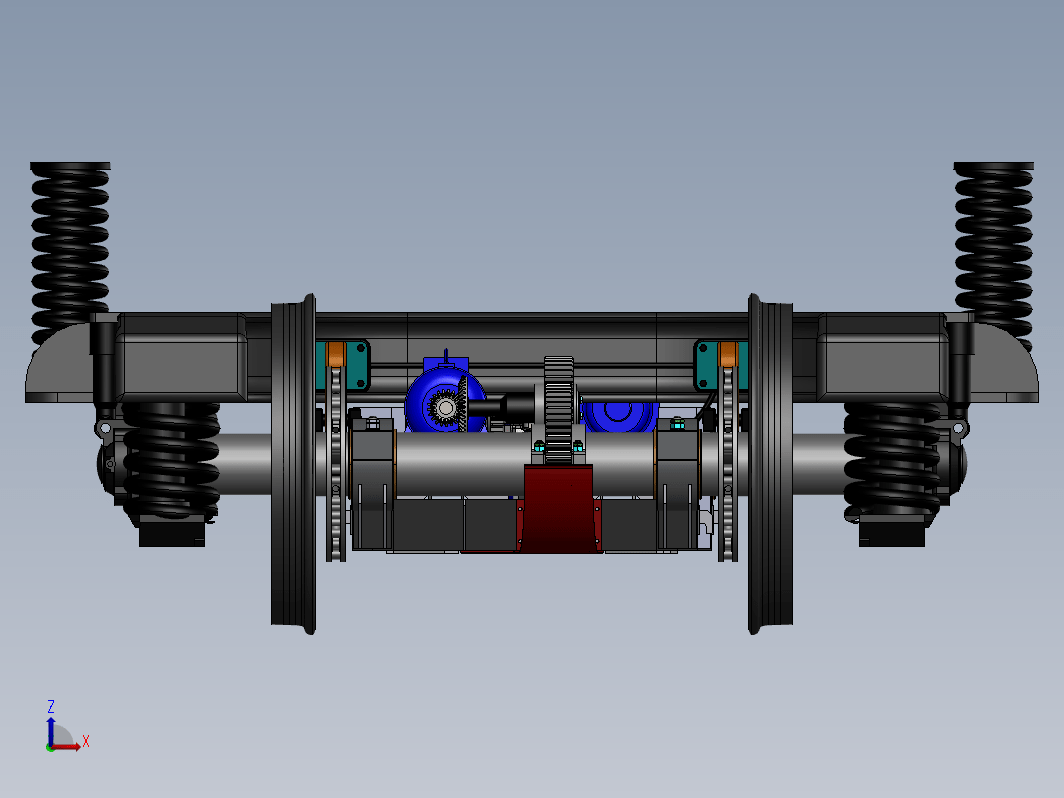 TCDD E68000电力机车转向架