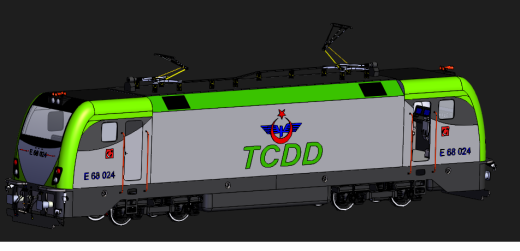 TCDD E68000电力机车转向架缩略图