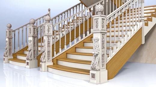 Stairs Azovo二层别墅楼梯