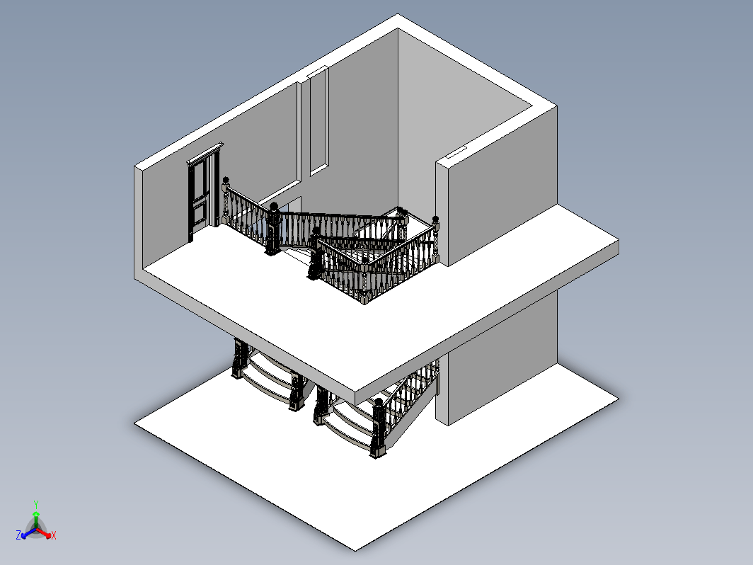 Stairs Azovo二层别墅楼梯