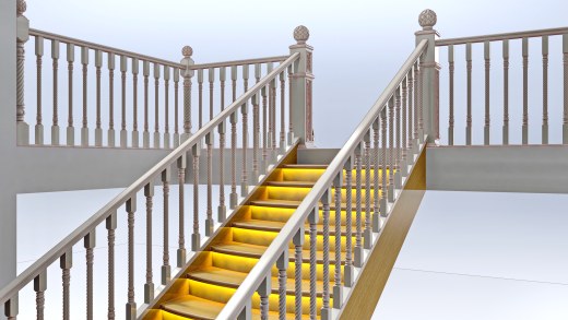 Stairs Azovo二层别墅楼梯缩略图