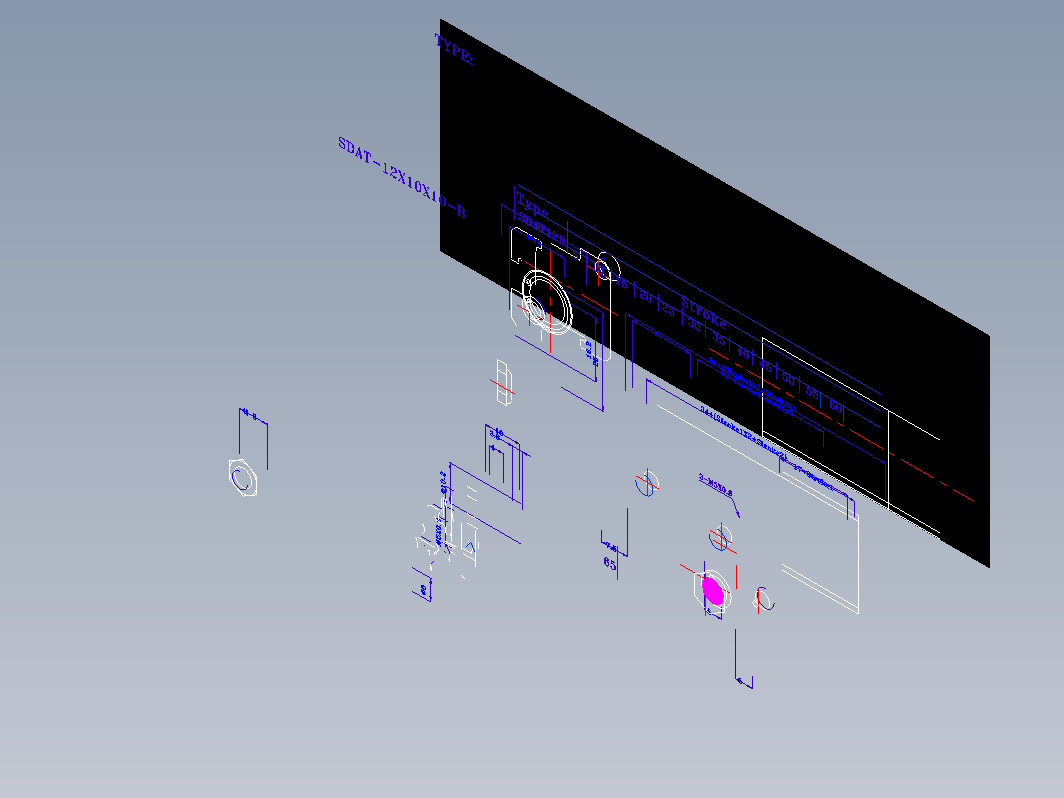 SDA气缸 83-SDAT-12-BZW