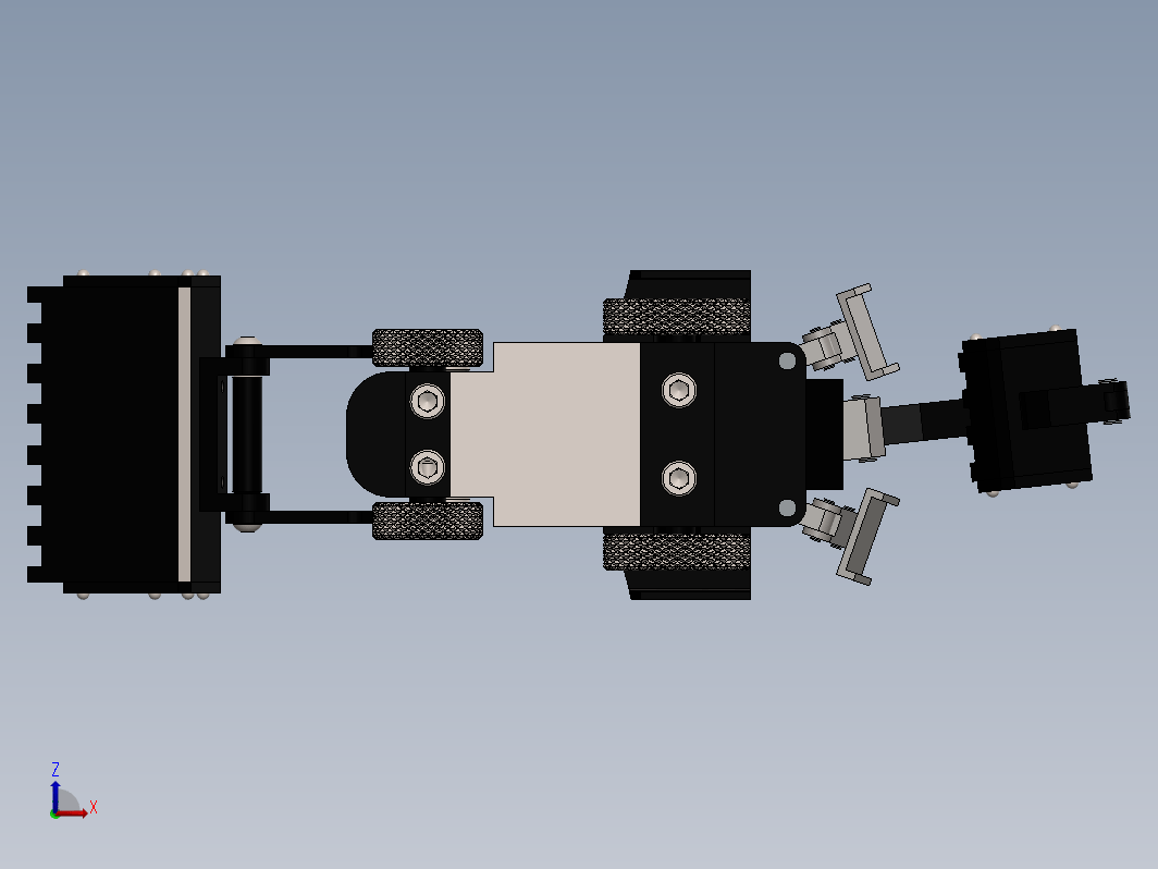 反铲挖掘机简易玩具模型