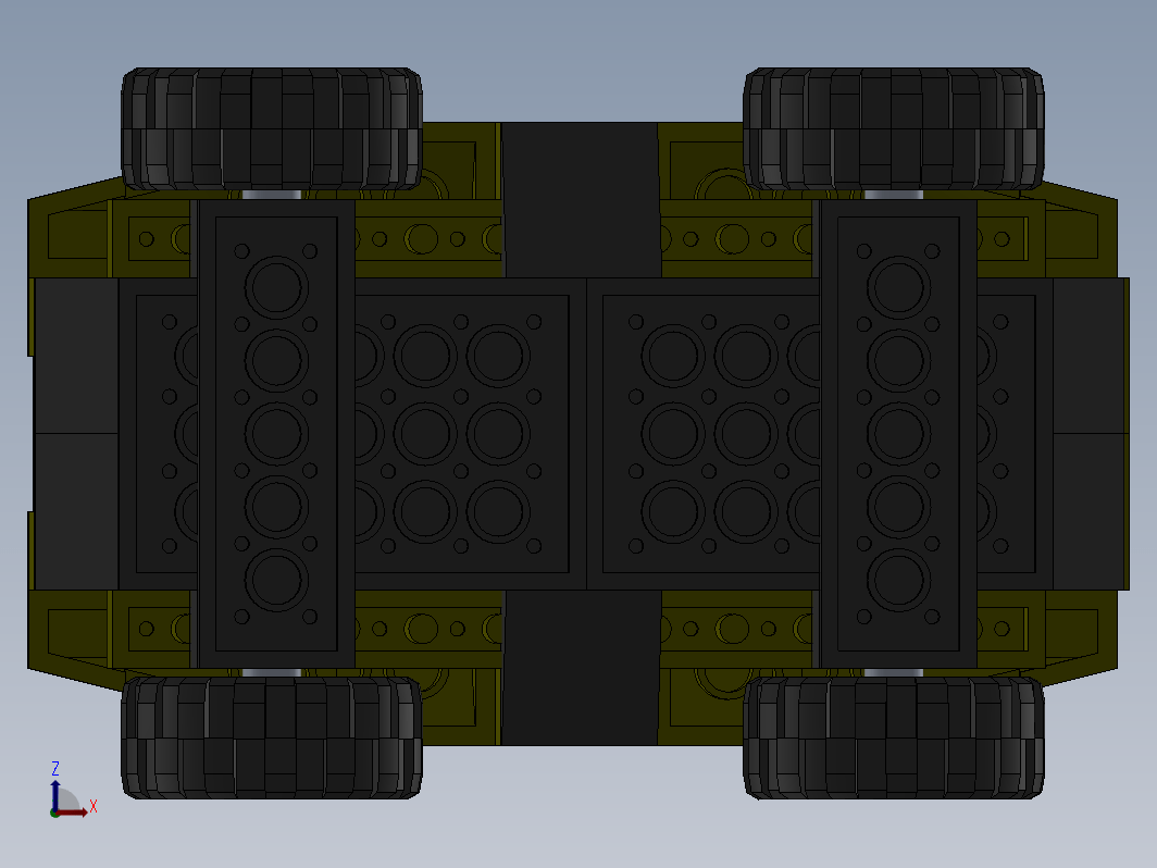 乐高军用车模型