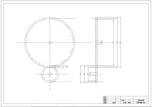 单搅拌轴家用面包机+CAD+说明书缩略图