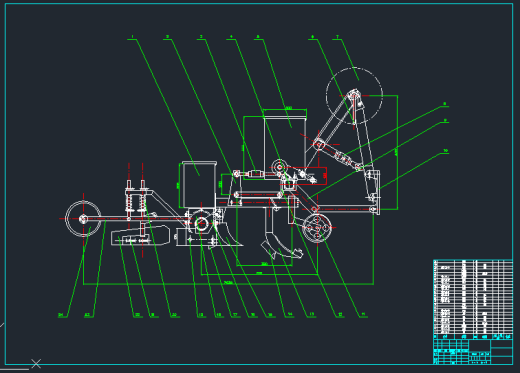 农场自动播种机设计（CAD+说明书）缩略图