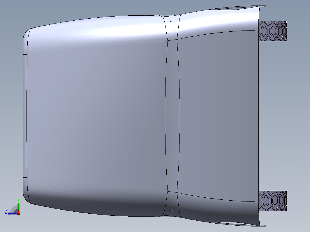 快递无人送货快递车三维SW2022带参+CAD+说明书