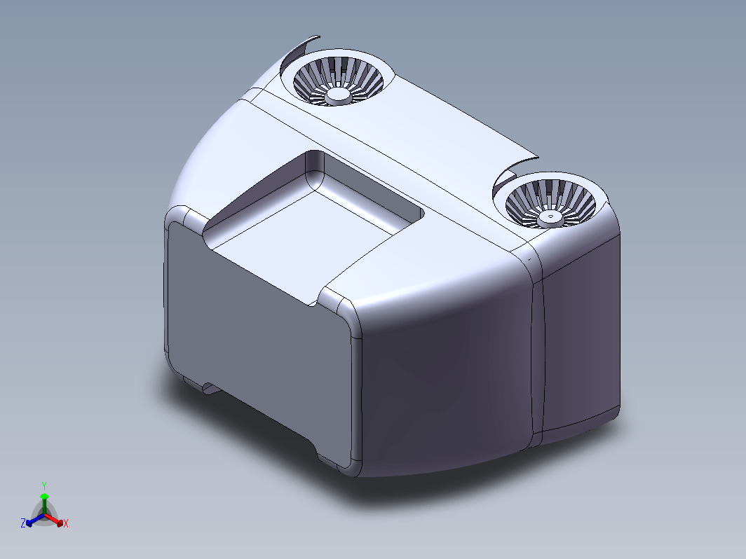 快递无人送货快递车三维SW2022带参+CAD+说明书