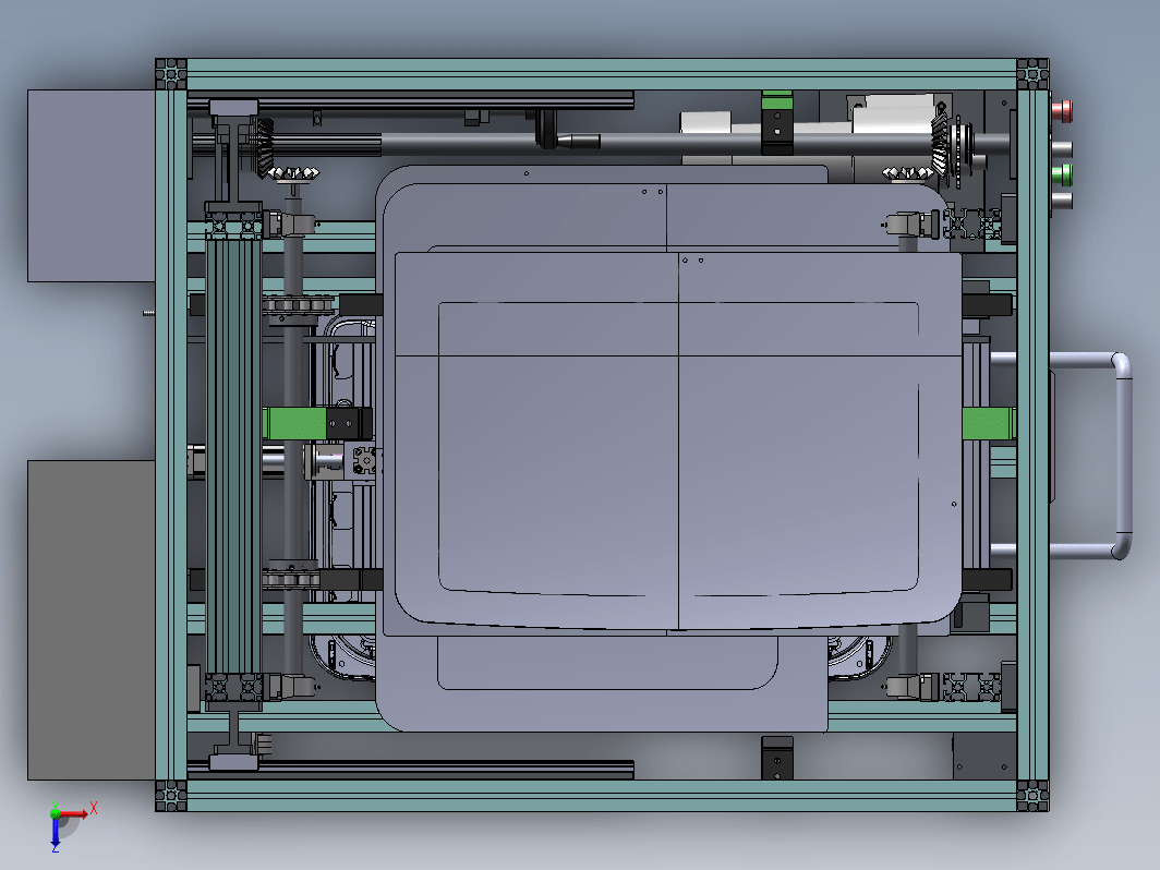 汽车玻璃延时料架设备3D数模+BOM+设计说明书