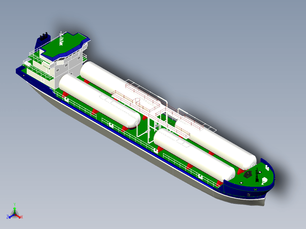 LPG运输船模型