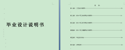 齿轮  零件机械加工工艺规程制订及工序工艺装备设计(CL037-B)+说明书缩略图