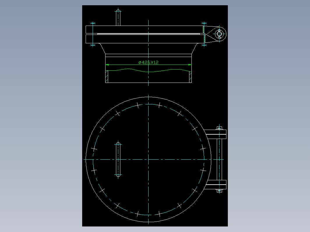 HG21518-95回转盖带颈对焊法兰人孔 A-RF-400-2.5