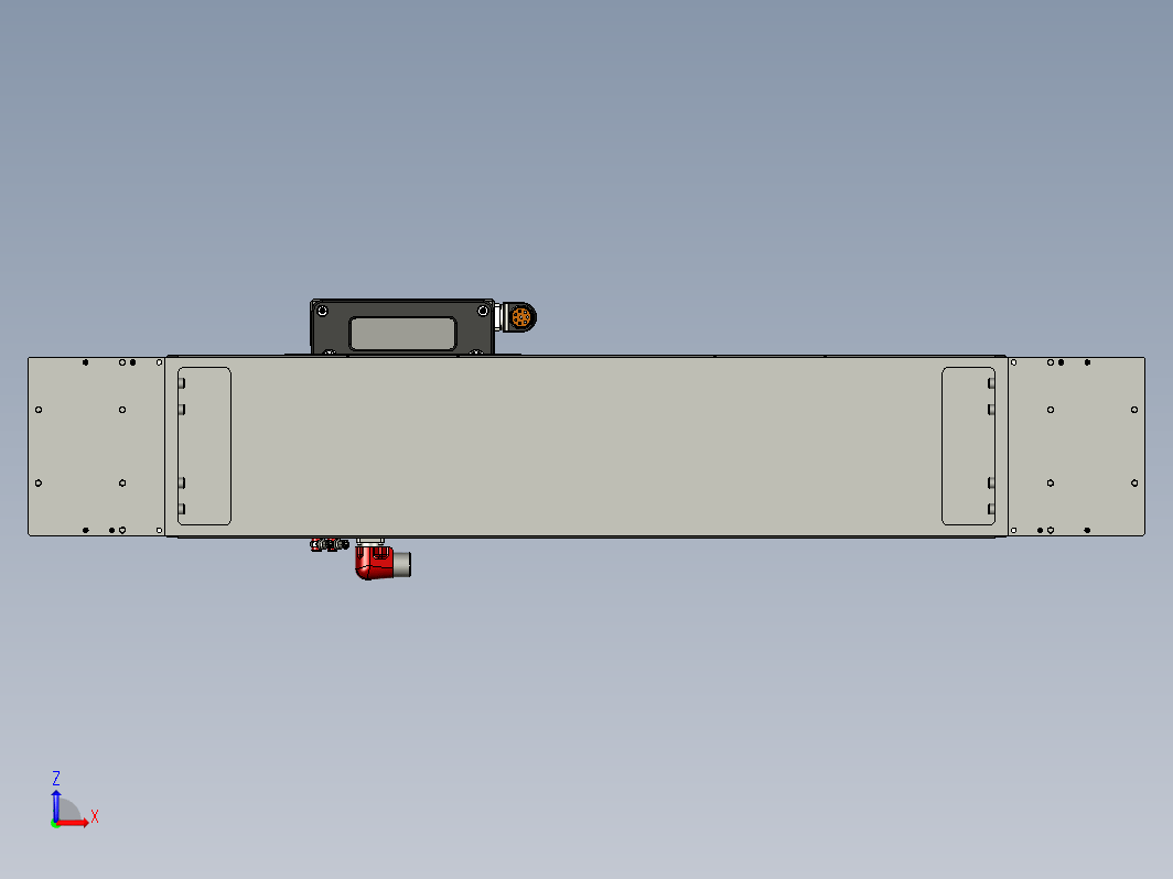 500x100 mm 的光学装置的线性 YZ 运动机构