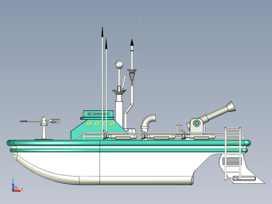 小型船舶造型 AZ-ZARRA